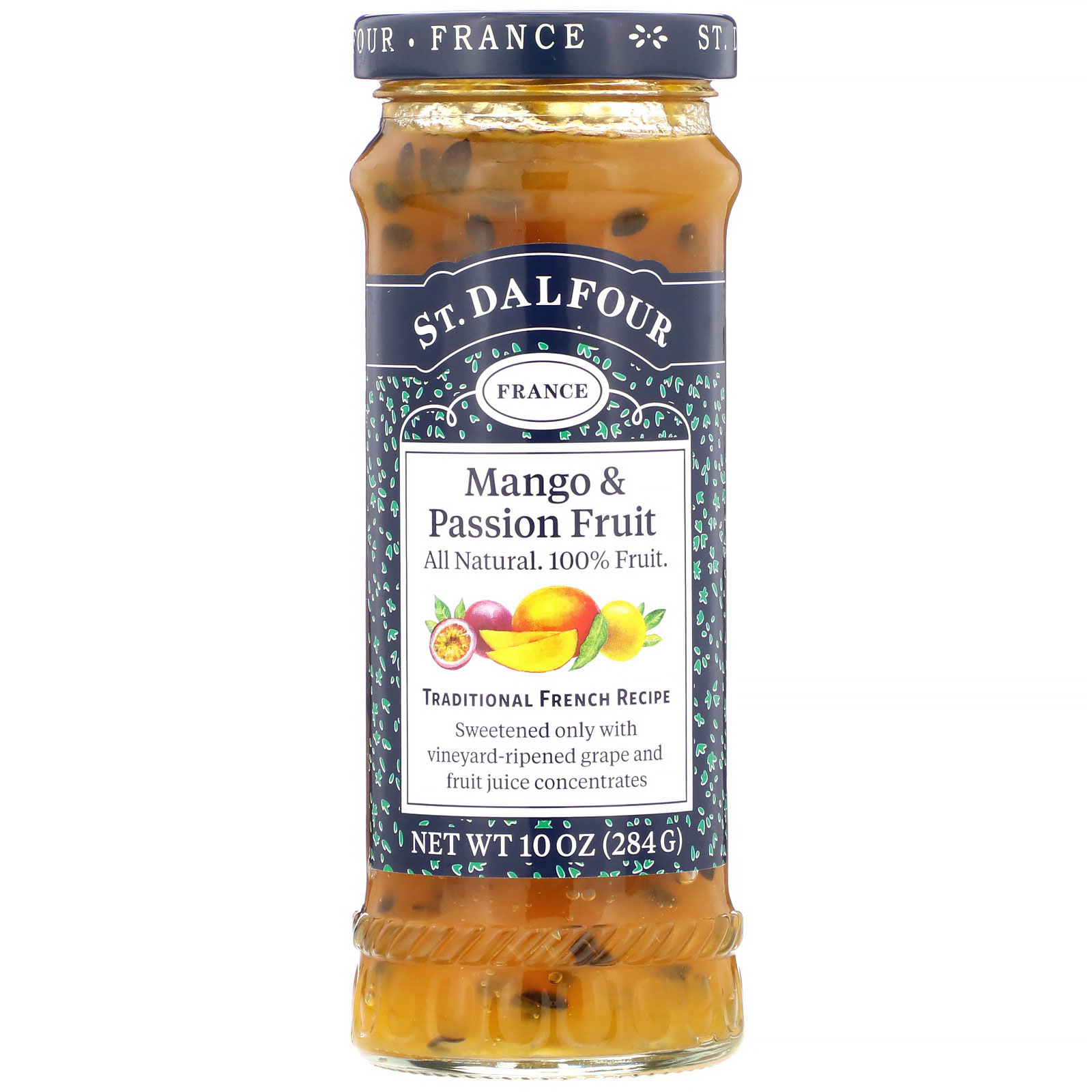 St. Dalfour, <b>Mango</b> & Passion <b>Fruit</b>, премиальный джем <b>из</b> <b>манго</b> и маракуй...